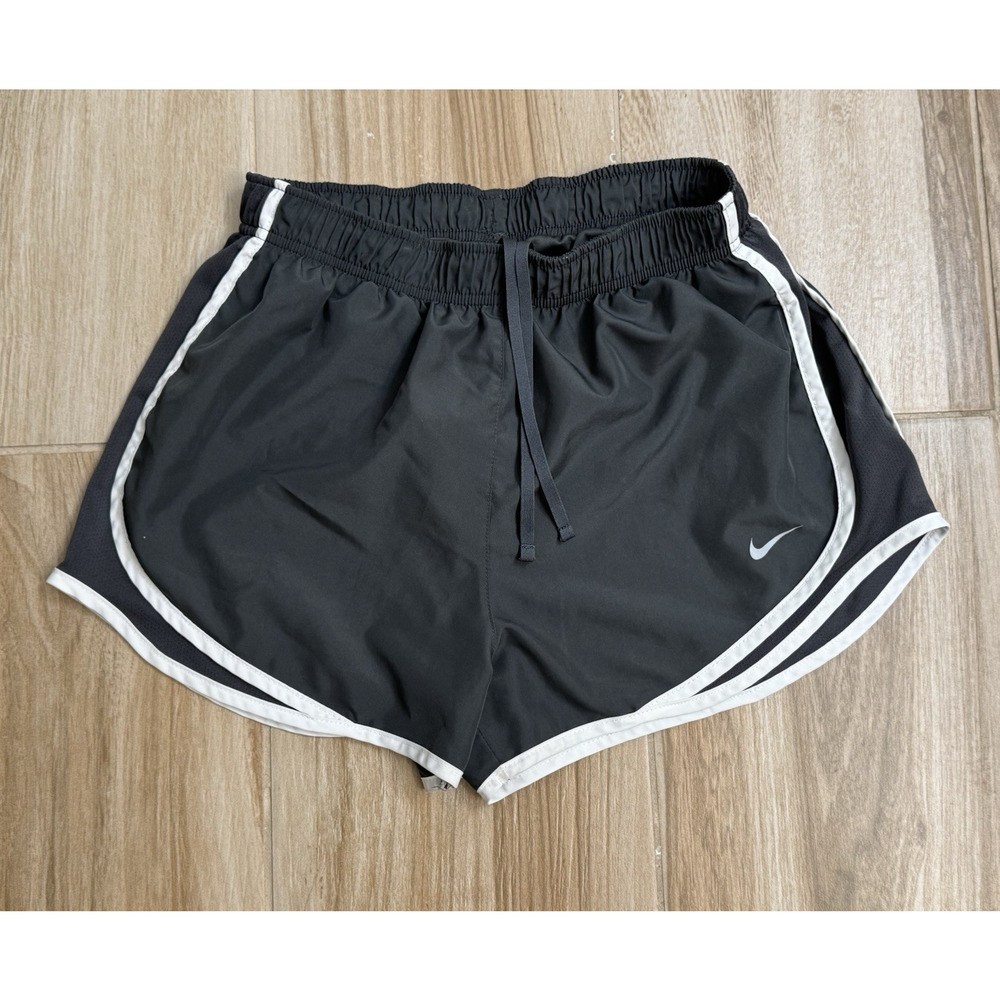 Nike Running‎ Shorts Women's Medium Dark Gray Lined Dri Fit Sports Athletic Gear